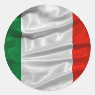 Etiqueta da bandeira de Italia