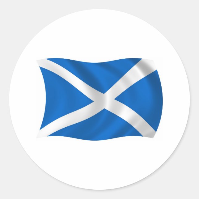 Etiqueta da bandeira de Scotland (Frente)