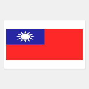 Etiqueta da bandeira de TAIWAN*
