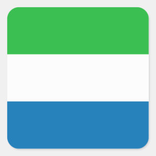 Etiqueta da bandeira do Sierra Leone