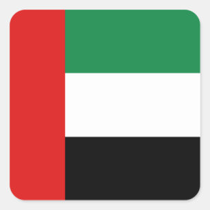 Etiqueta da bandeira dos UAE