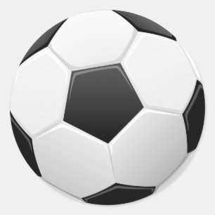 Etiqueta da bola de futebol do futebol