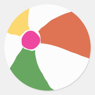 Etiqueta da bola de praia