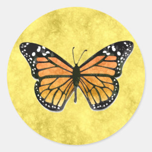 Etiqueta da BORBOLETA de MONARCA