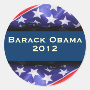 Etiqueta da campanha de OBAMA 2012