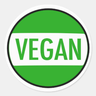 Etiqueta da campanha do Vegan