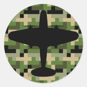 Etiqueta da camuflagem do plano da força aérea