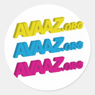 Etiqueta da circular de Avaaz