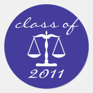 Etiqueta Da Classe De 2011 (Escalas Azuis Da Justi