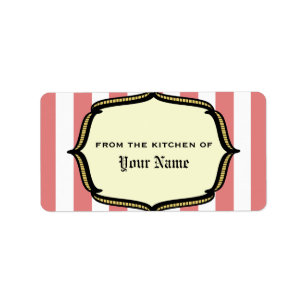 Etiqueta da cozinha - circo do vintage inspirado
