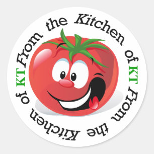 Etiqueta da cozinha do tomate - SRF
