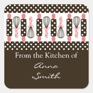 Etiqueta da cozinha dos Utensílios do Cozinhar Vin