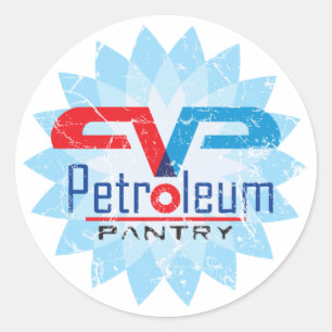 Etiqueta da despensa do petróleo