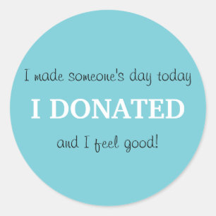 Etiqueta da doação