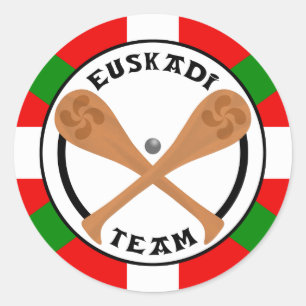 etiqueta da equipe do euskadi