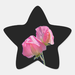 Etiqueta da estrela da ervilha doce