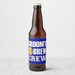 Etiqueta da garrafa de cerveja dos padrinhos de