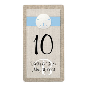 Etiqueta da garrafa de vinho dos azul-céu do dól