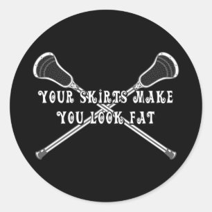 Etiqueta da gordura das meninas do Lacrosse