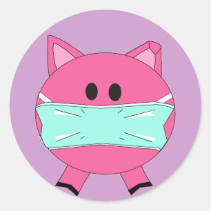 Etiqueta da gripe dos suínos