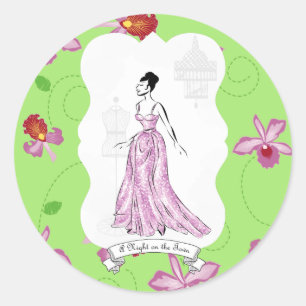 Etiqueta da ilustração da forma de Paris do à d