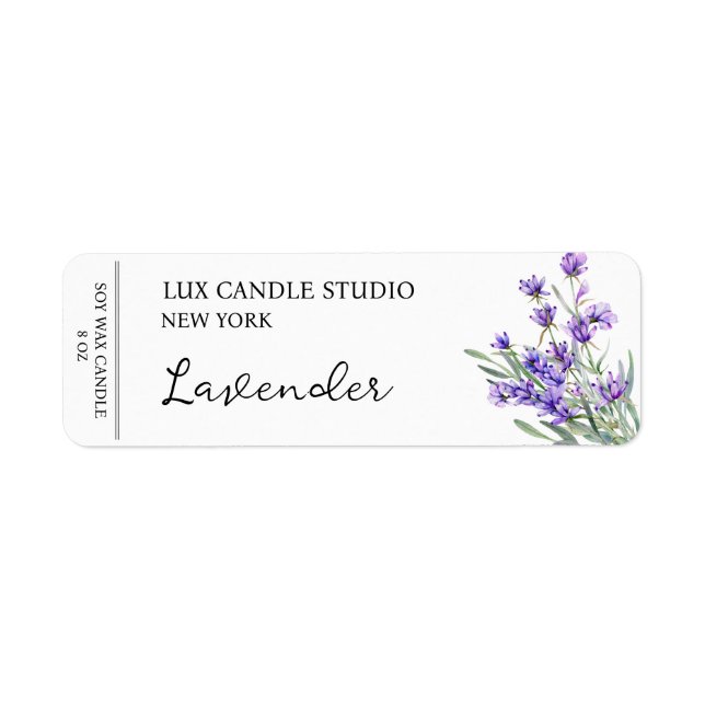 Etiqueta da lavanda (Frente)