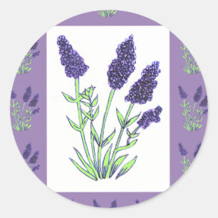 Etiqueta da lavanda