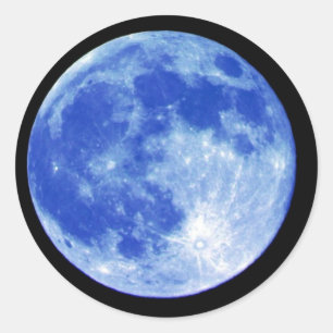 Etiqueta da lua azul