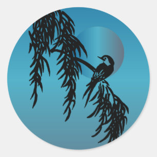 Etiqueta da lua azul