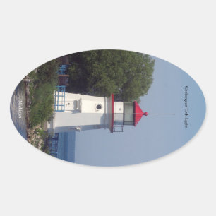 Etiqueta da luz da ucha de Cheboygan