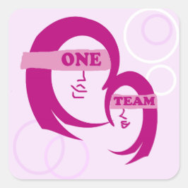 Etiqueta da mãe e da filha