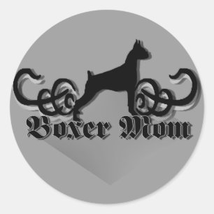 Etiqueta da mamã do pugilista
