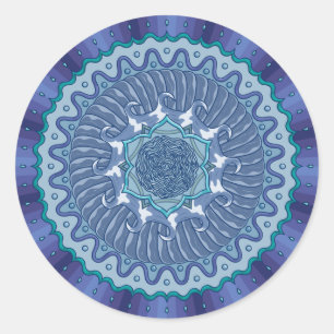 Etiqueta da mandala da água