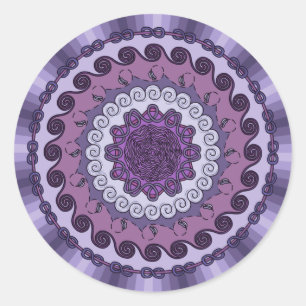 Etiqueta da mandala do vento