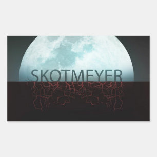 Etiqueta da meia lua de Skot Meyer por Karen