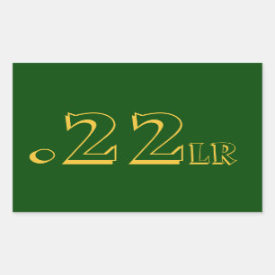 etiqueta da munição de .22lr
