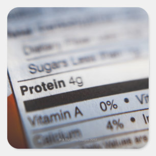 Etiqueta da nutrição da comida