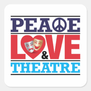 Etiqueta da paz, do amor e do teatro
