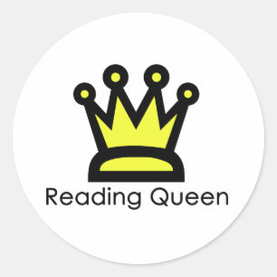 Etiqueta da rainha da leitura