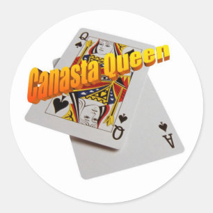 Etiqueta da rainha do Canasta