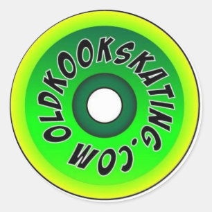 etiqueta da roda do oldkook