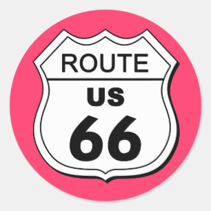 Etiqueta da rota 66