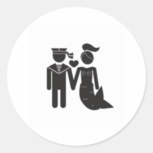 Etiqueta da sereia e do marinheiro