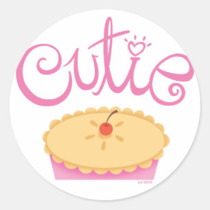 Etiqueta da torta de Cutie