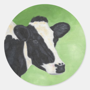 Etiqueta da vaca de Holstein