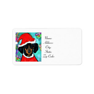 ETIQUETA DACHSHUND