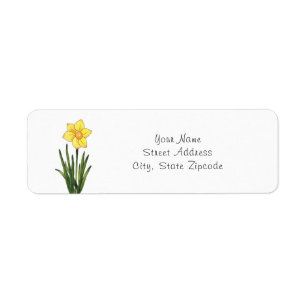 Etiqueta Daffodil, Caneta e Tinta