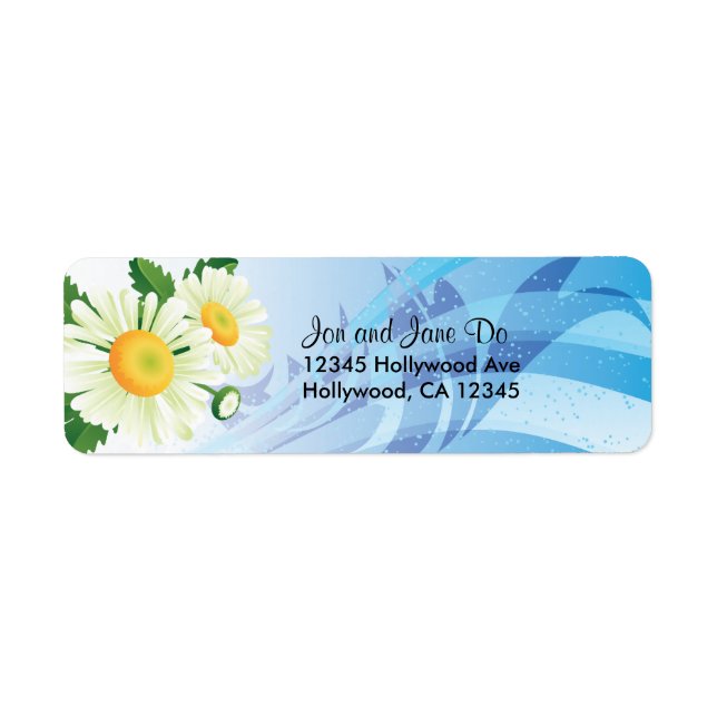 Etiqueta Daisies (Frente)