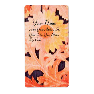 Etiqueta DAISY , red pink black