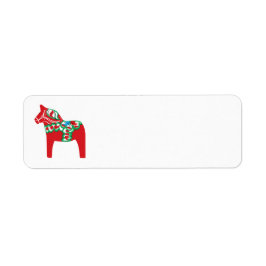 Etiqueta Dala Horse Return Labels